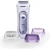 Braun Silk-epil LS 5560, Lady Shaver, Rasierer Für Frauen, Inkl. Peeling-Aufsatz, Lila 19