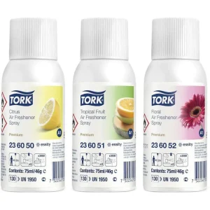 Tork Raumduft Elevation Starter Pack, A1, 972000, Starterset, 3x 75ml, Zitrus, Frucht, Blüten 13