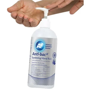 AF Anti-bac+, ABHHR500, Händedesinfektionsgel, Sanitizing Hand Rub, 500ml, Desinfektionsmittel Bright 9